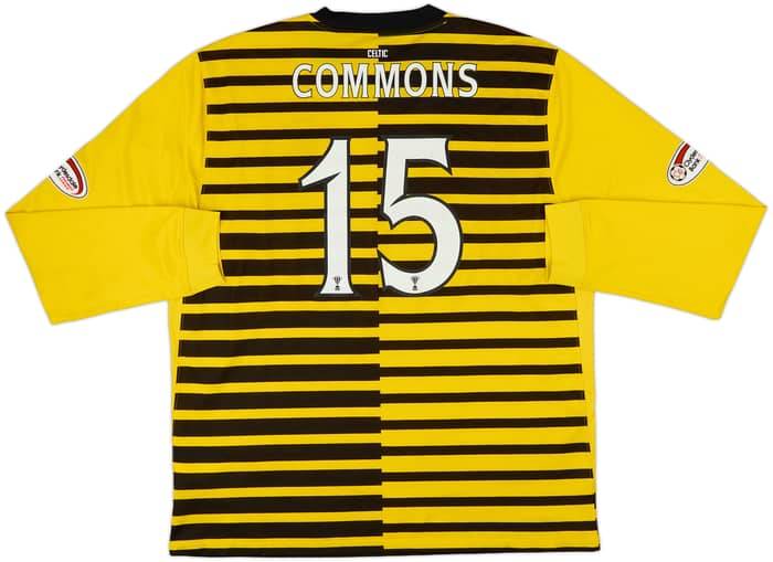 2011-12 Celtic Third L/S Shirt Commons #15 - 7/10 - (XL)