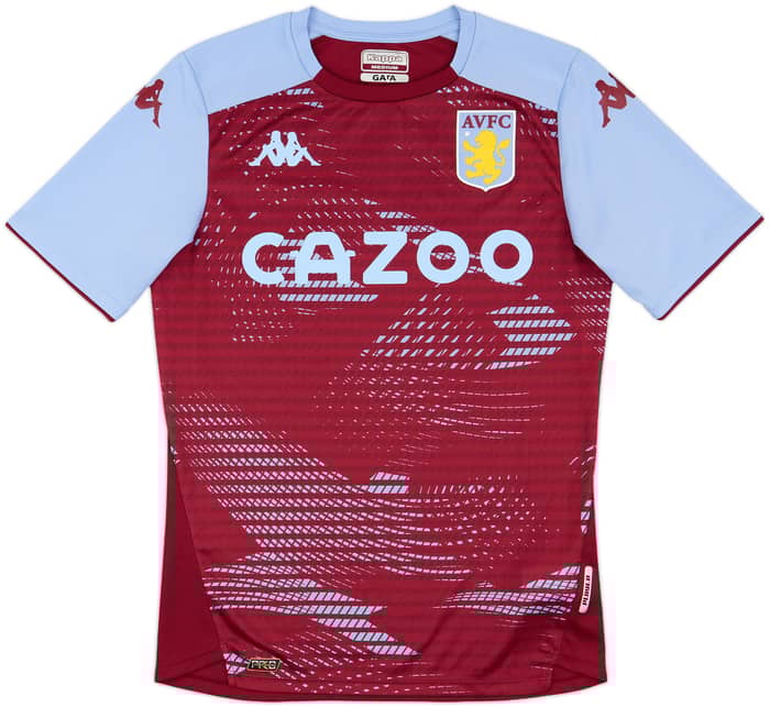 2021-22 Aston Villa Kappa Training Shirt - 8/10 - (M)