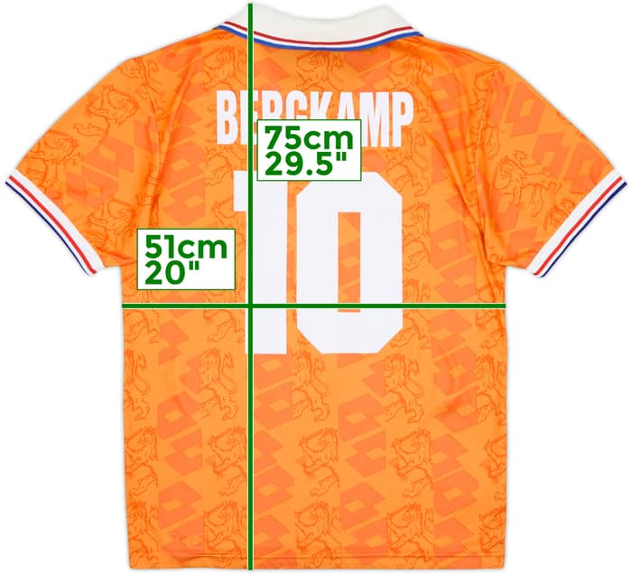 1994 Netherlands Home Shirt Bergkamp #10 - 9/10 - (L)