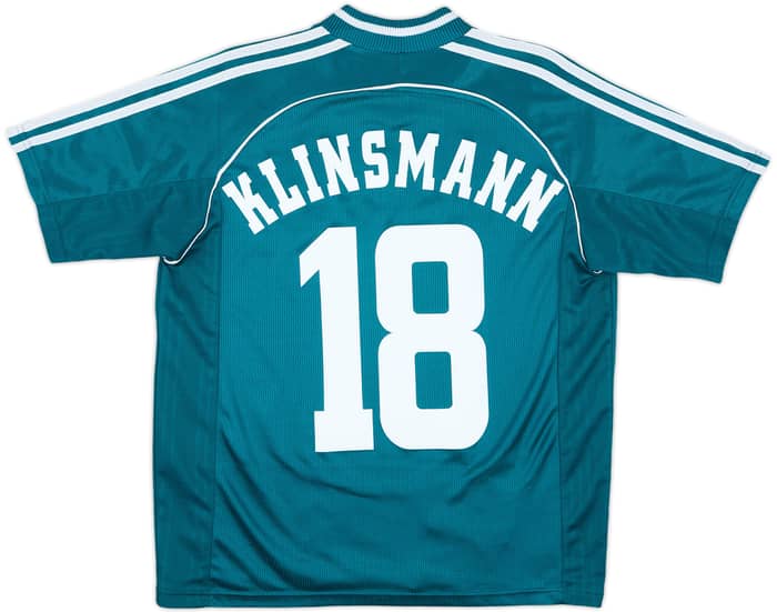 1998-00 Germany Away Shirt Klinsmann #18 - 9/10 - (XL.Boys)