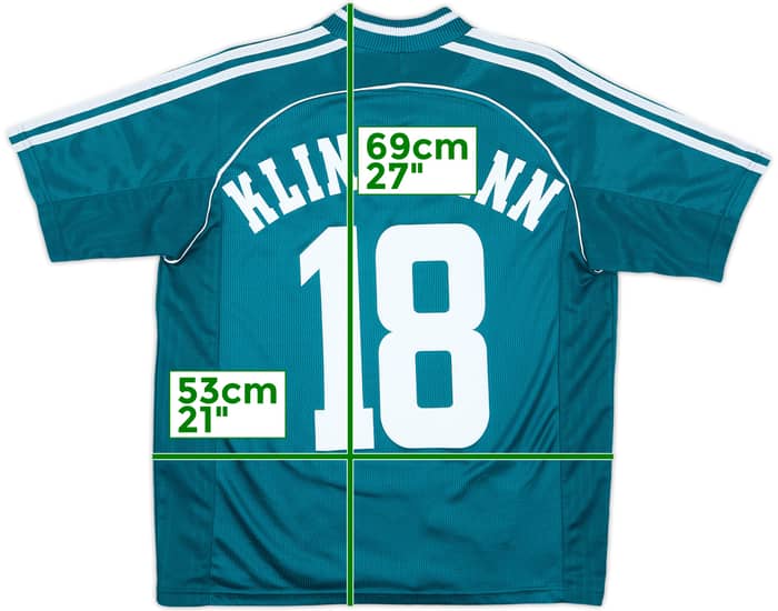 1998-00 Germany Away Shirt Klinsmann #18 - 9/10 - (XL.Boys)