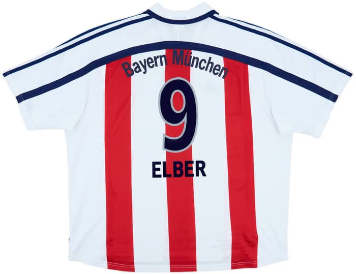2000-01 Bayern Munich Away Shirt Elber #9 - 8/10 - (XXL)