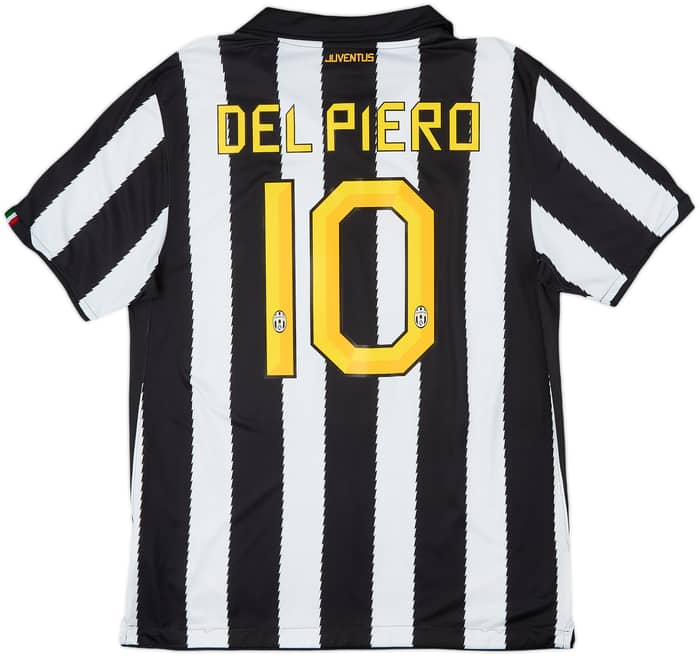2010-11 Juventus Home Shirt Del Piero #10 - 7/10 - (L)