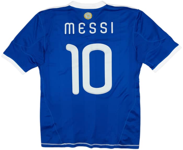 2010-11 Argentina Away Shirt Messi #10 - 8/10 - (M)