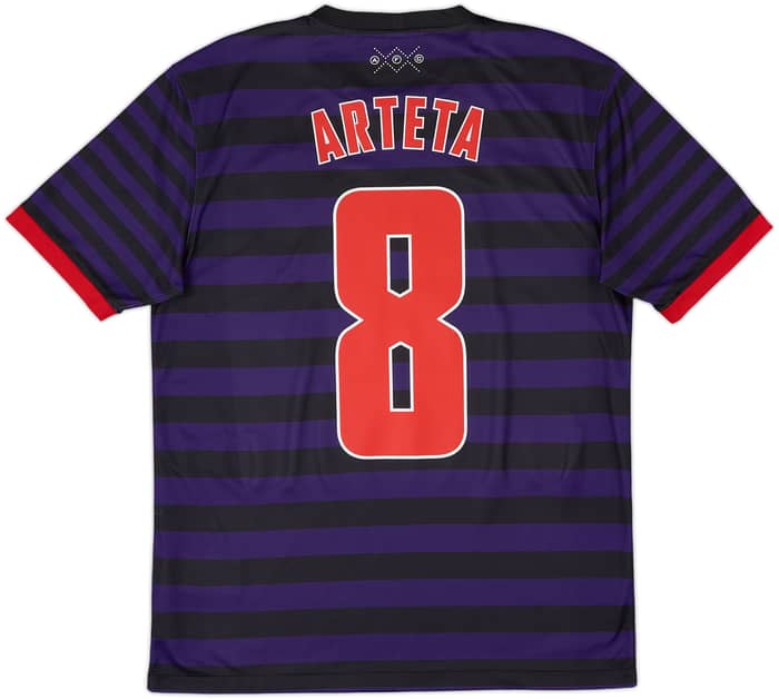 2012-13 Arsenal Away Shirt Arteta #8 - 7/10 - (M)
