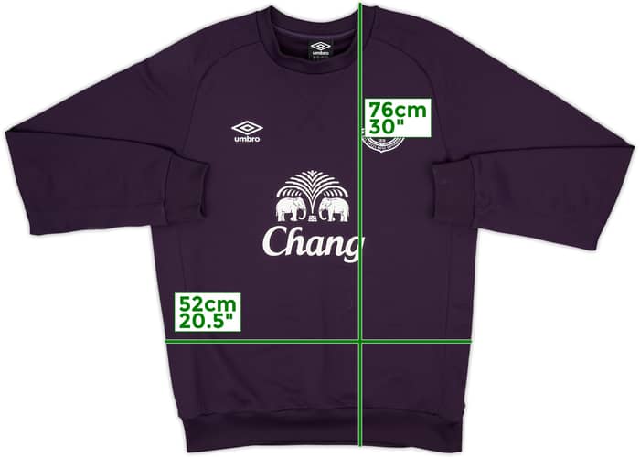 2016-17 Everton Hummel Sweat Top - 9/10 - (XL)