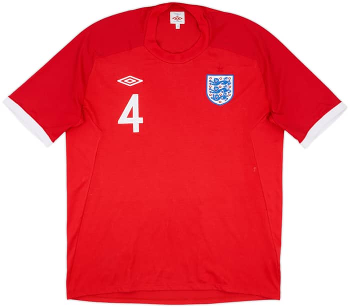 2010-11 England Away Shirt Gerrard #4 - 7/10 - (XL)