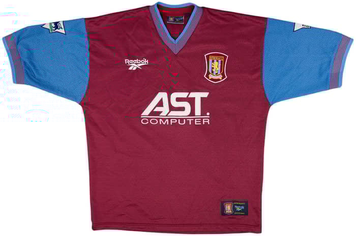 1997-98 Aston Villa Home Shirt Southgate #4 - 8/10 - (L)