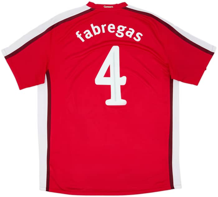 2008-10 Arsenal Home Shirt Fabregas #4 - 8/10 - (XL)