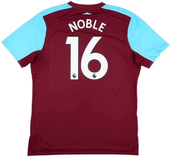2017-18 West Ham Home Shirt Noble #16 - 10/10 - (XL)