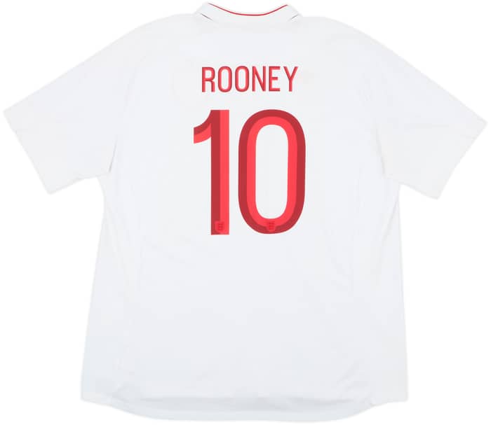 2012-13 England Home Shirt Rooney #10 - 8/10 - (3XL)