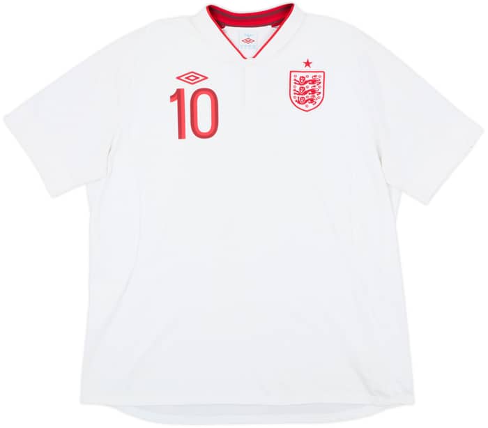 2012-13 England Home Shirt Rooney #10 - 8/10 - (3XL)