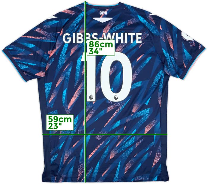 2022-23 Nottingham Forest Third Shirt Gibbs-White #10 - 8/10 - (3XL)