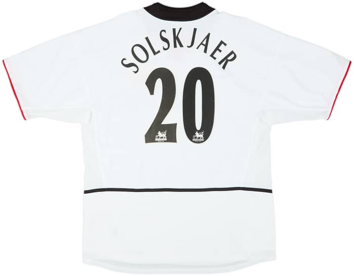 2002-03 Manchester United Away Shirt Solskjaer #20 - 8/10 - (L)