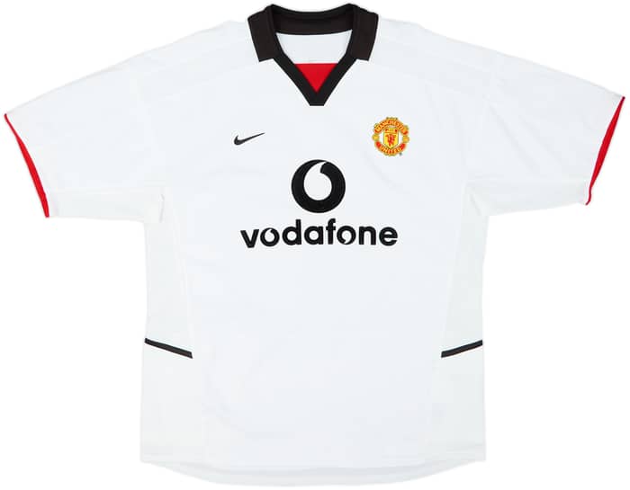2002-03 Manchester United Away Shirt Solskjaer #20 - 8/10 - (L)
