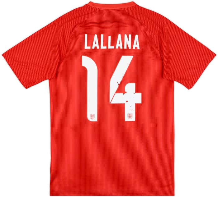2014-15 England Away Shirt Lallana #14 - 4/10 - (S)