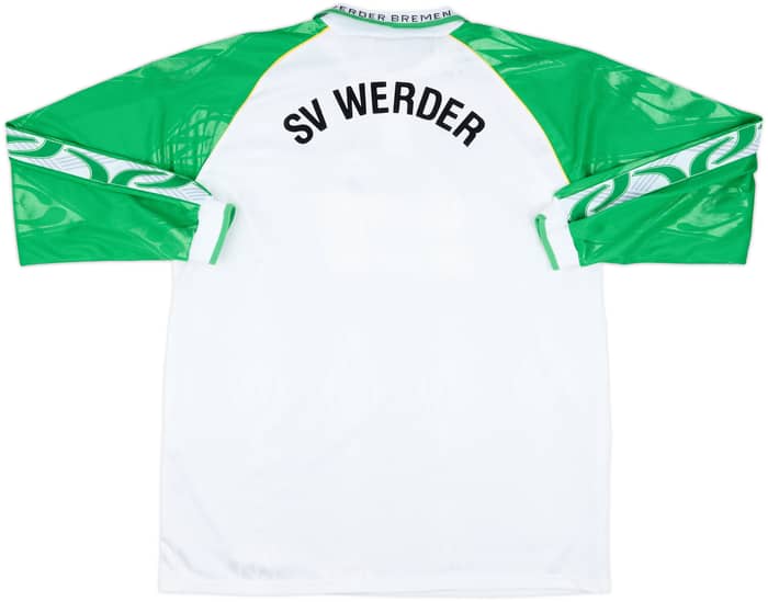 1995-96 Werder Bremen Home L/S Shirt - 9/10 - (XL)