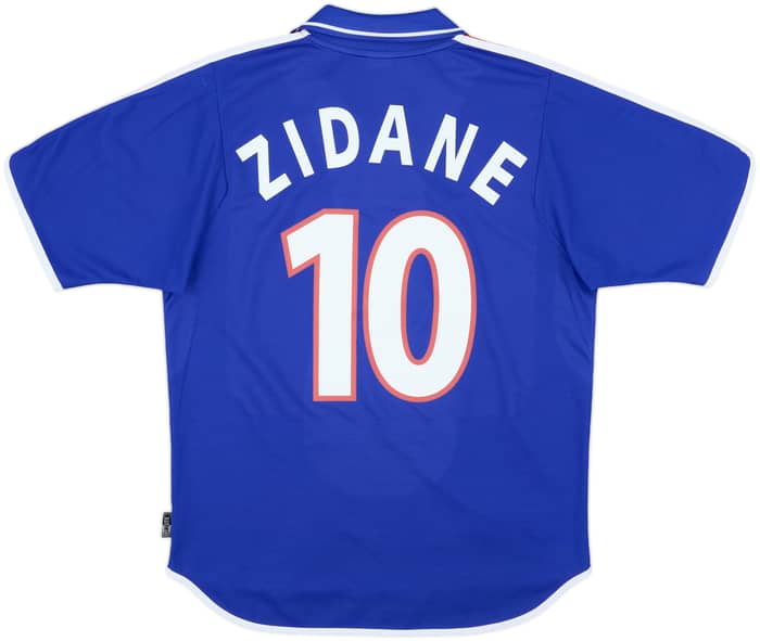 2000-02 France Home Shirt Zidane #10 - 10/10 - (M)