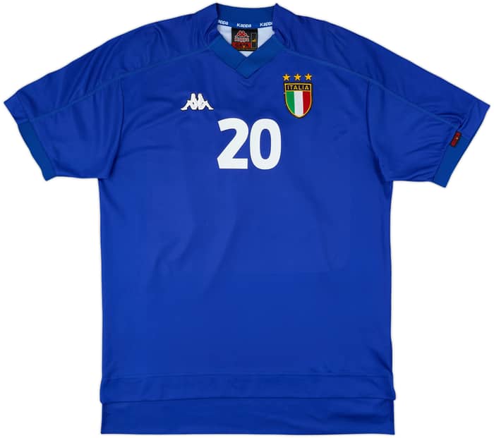 1998-99 Italy Home Shirt Totti #20 - 10/10 - (L)