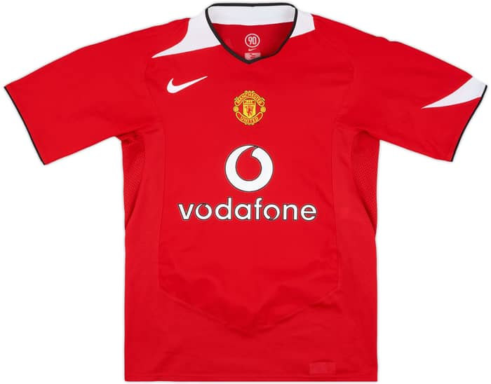 2004-06 Manchester United Home Shirt Keane #16 - 8/10 - (S)