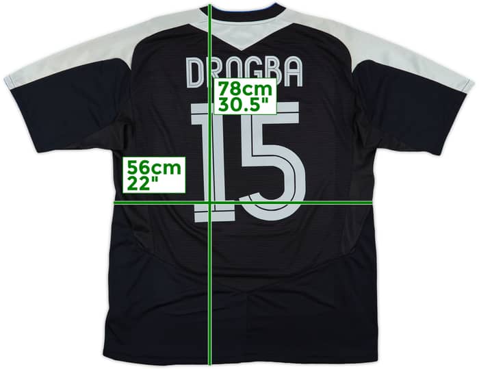 2004-05 Chelsea Away Shirt Drogba #15 - 10/10 - (XL)
