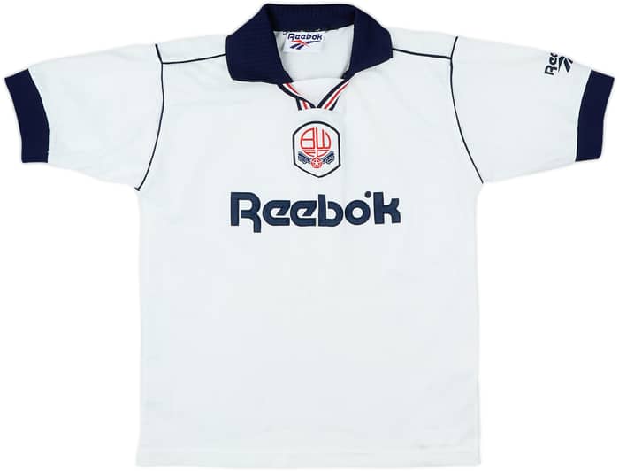 1995-97 Bolton Home Shirt - 8/10 - (L.Boys)