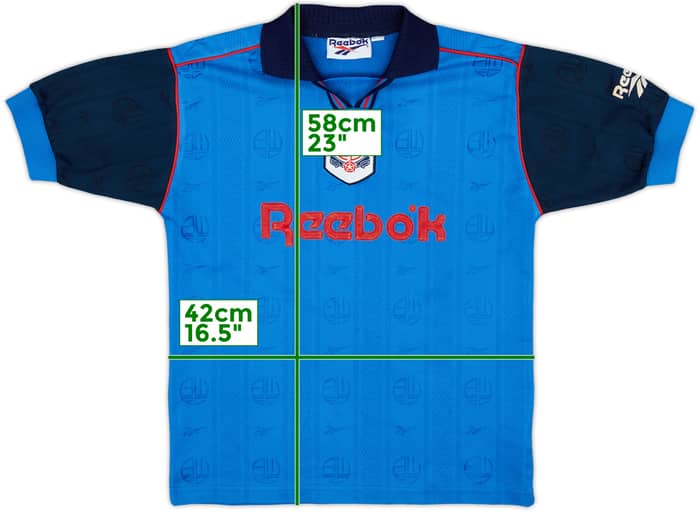 1995-97 Bolton Away Shirt - 8/10 - (M.Boys)