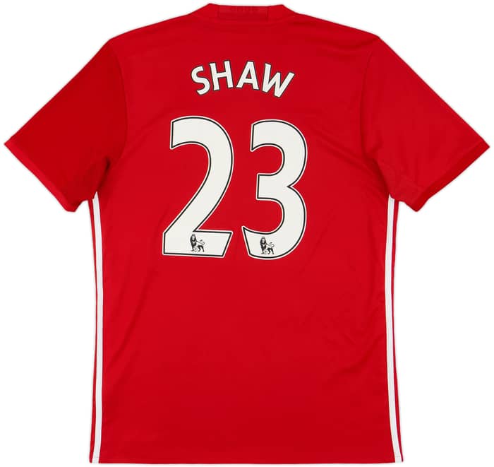 2016-17 Manchester United Home Shirt Shaw #23 - 7/10 - (M)