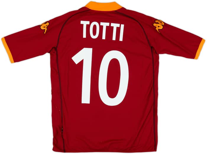 2002-03 Roma Home Shirt Totti #10 - 5/10 - (M)