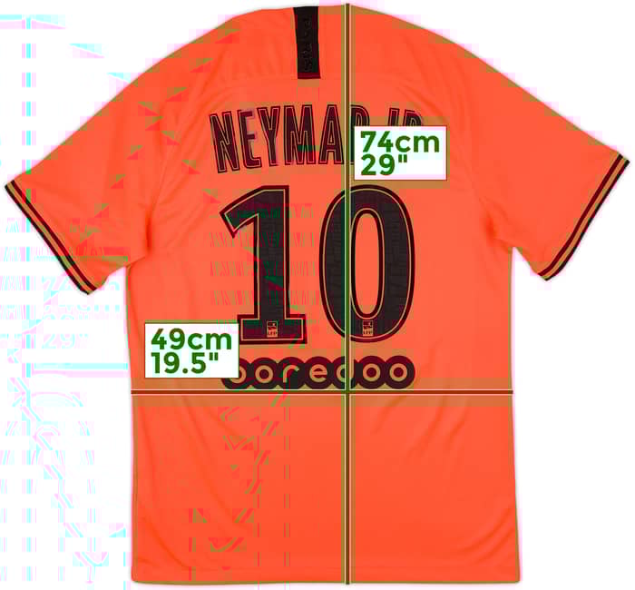 2019-20 Paris Saint-Germain Away Shirt Neymar Jr #10 - 10/10 - (M)