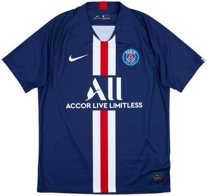 2019-20 Paris Saint-Germain Home Shirt Mbappe #7 - 10/10 - (L)