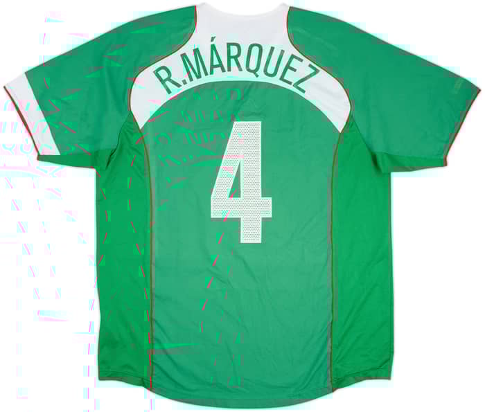 2005 Mexico Home Shirt R. Marquez #4 - 7/10 - (XL)