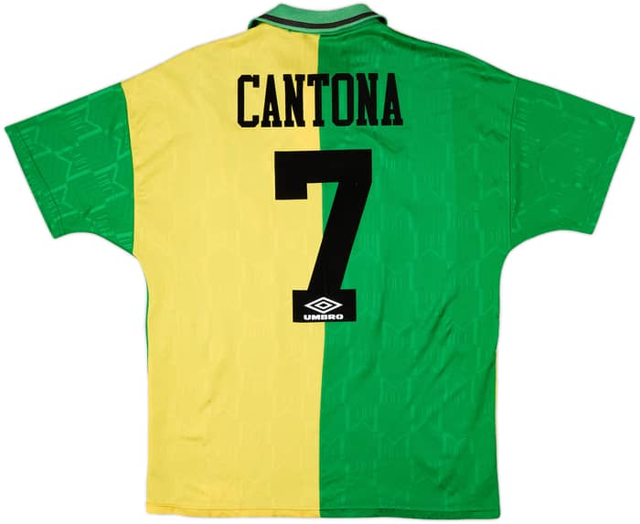 1992-94 Manchester United Third Shirt Cantona #7 - 8/10 - (L)