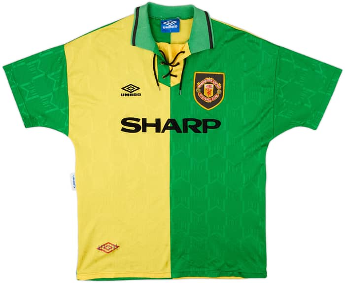 1992-94 Manchester United Third Shirt Cantona #7 - 8/10 - (L)