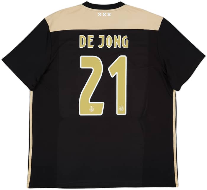 2018-19 Ajax Away Shirt De Jong #21 - 9/10 - (XXL)