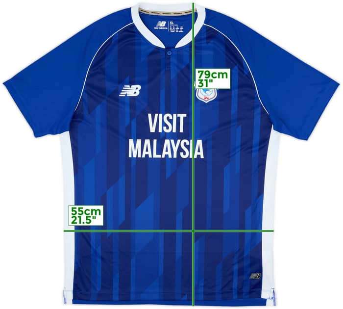 2023-24 Cardiff Home Shirt - 9/10 - (XL)