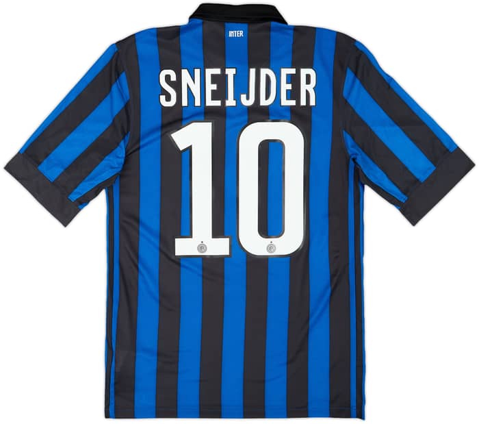 2011-12 Inter Milan Home Shirt Sneijder #10 - 10/10 - (S)