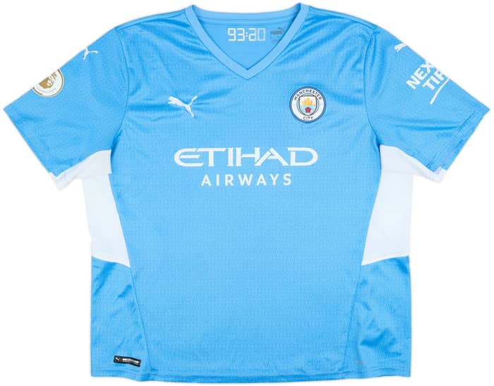 2021-22 Manchester City Home Shirt De Bruyne #17 - 8/10 - (XXL)