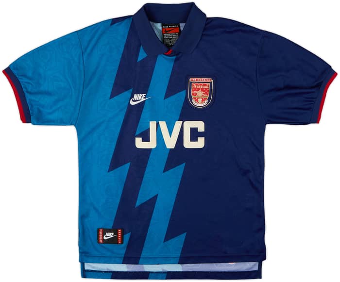 1995-96 Arsenal Away Shirt Bergkamp #10 - 8/10 - (M)