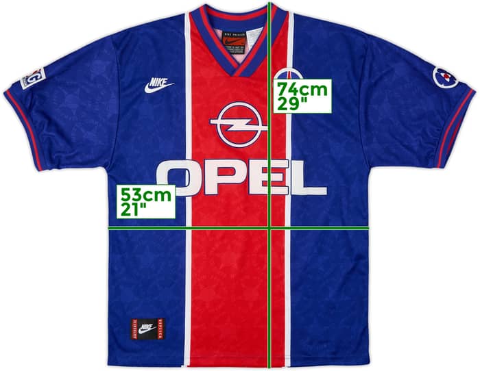 1995-96 Paris Saint-Germain Home Shirt - 9/10 - (M)