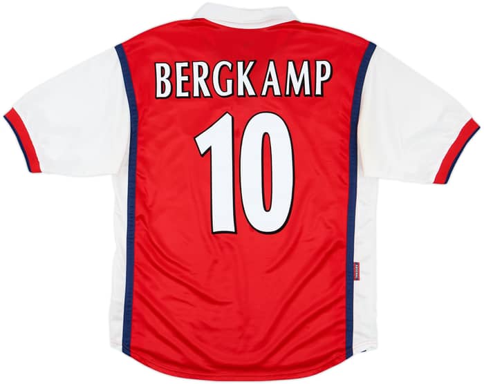 1998-99 Arsenal Home Shirt Bergkamp #10 - 8/10 - (M)