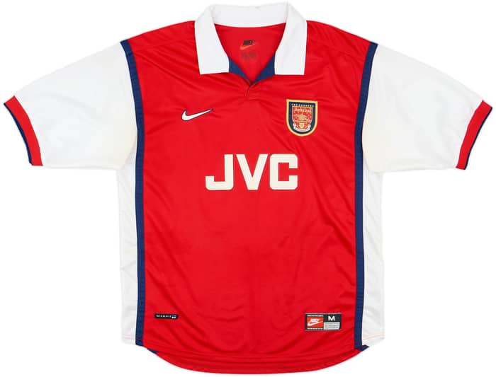 1998-99 Arsenal Home Shirt Bergkamp #10 - 8/10 - (M)