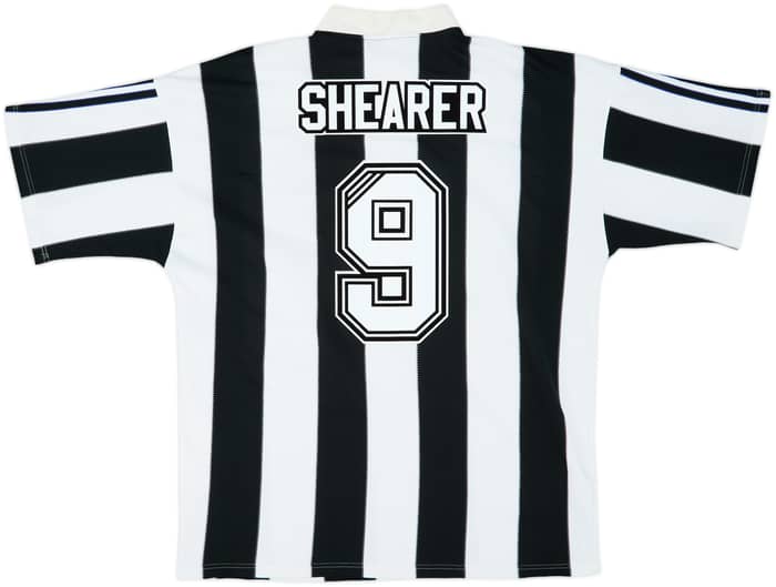 1995-97 Newcastle Home Shirt Shearer #9 - 6/10 - (XL)