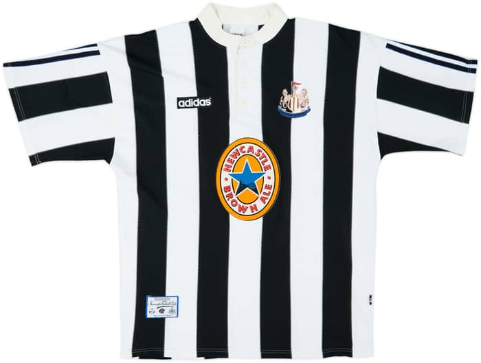 1995-97 Newcastle Home Shirt Shearer #9 - 6/10 - (XL)
