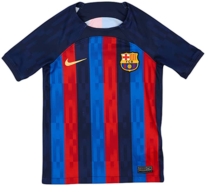 2022-23 Barcelona Home Shirt - 8/10 - (5-6 Years)