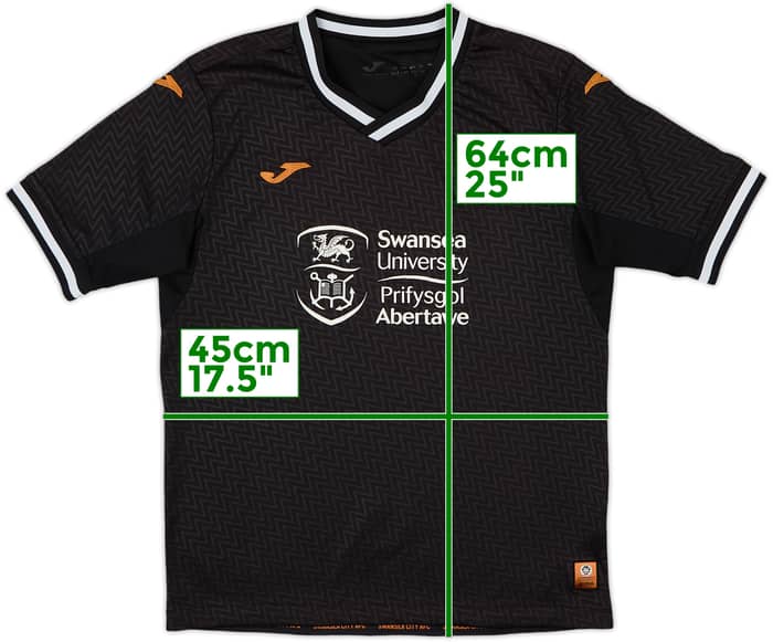 2021-22 Swansea City Away Shirt - 7/10 - (L.Boys)