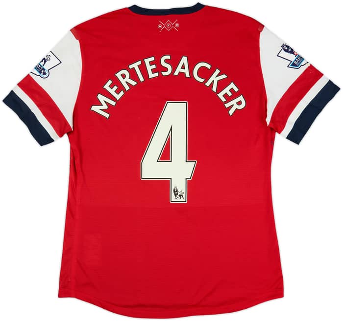 2012-14 Arsenal Player Issue Home Shirt Mertesacker #4 - 6/10 - (XL)