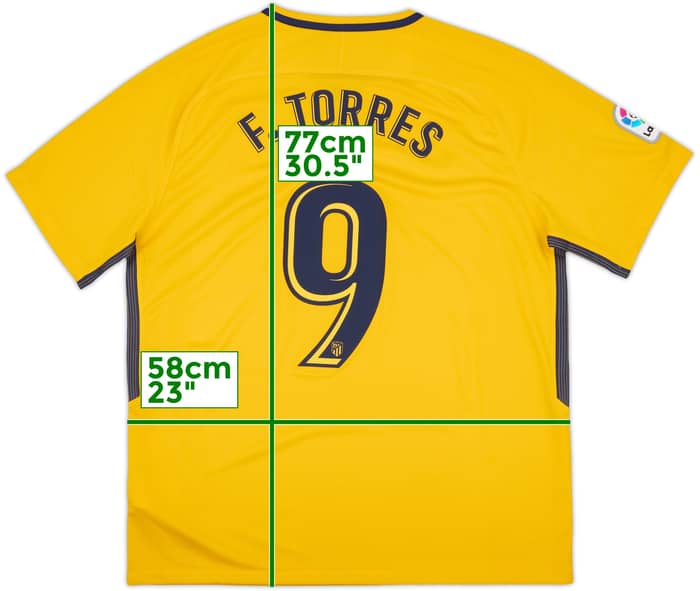 2017-18 Atletico Madrid Away Shirt F.Torres #9 (XL)