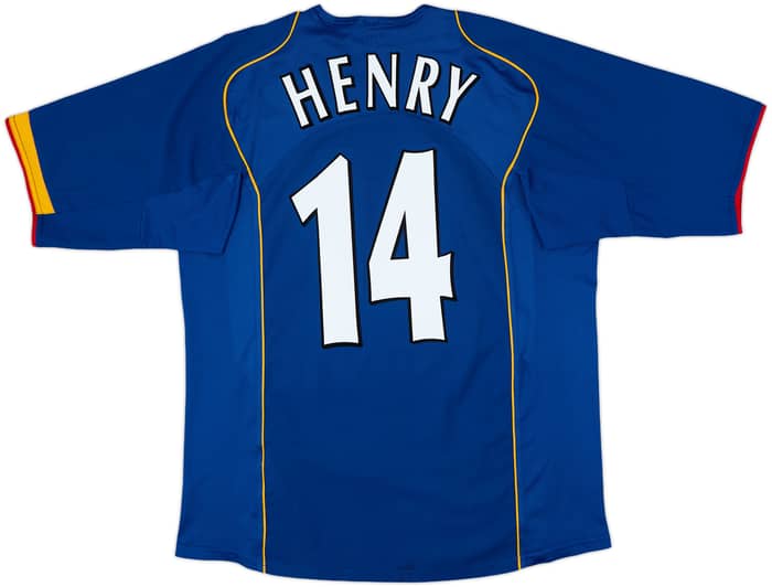 2004-06 Arsenal Away Shirt Henry #14 - 8/10 - (L)