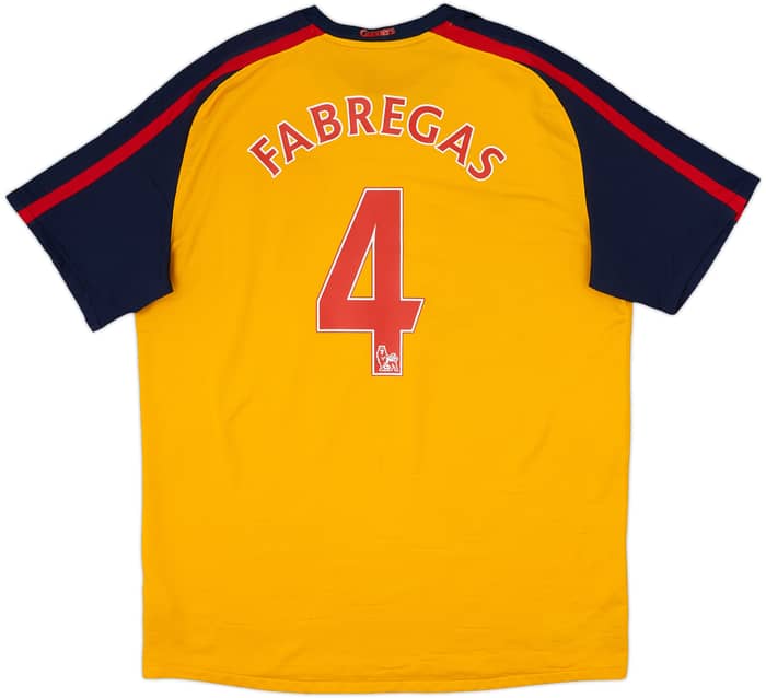 2008-09 Arsenal Away Shirt Fabregas #4 - 5/10 - (XL)